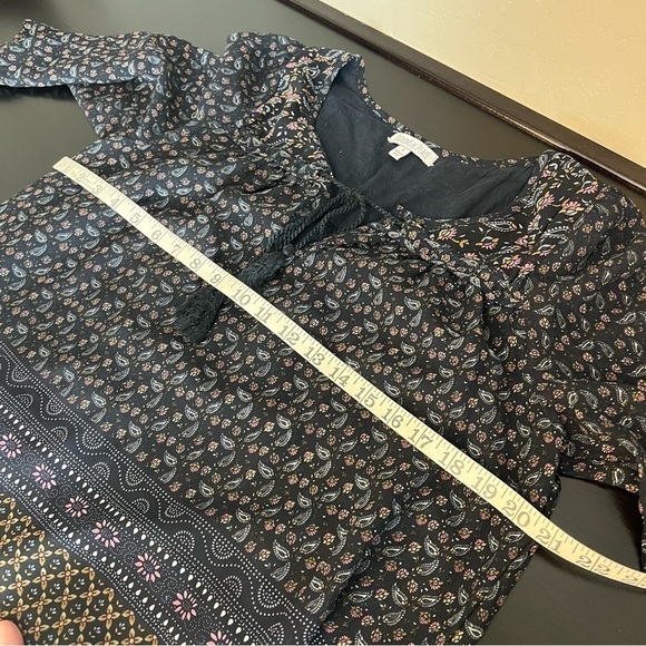 Anthropologie Patrons of Peace flowy tunic Dress, lined, 3/4 sleeve, size S - Picture 9 of 13